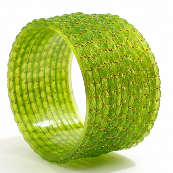 Dhani Raindrop glass bangles